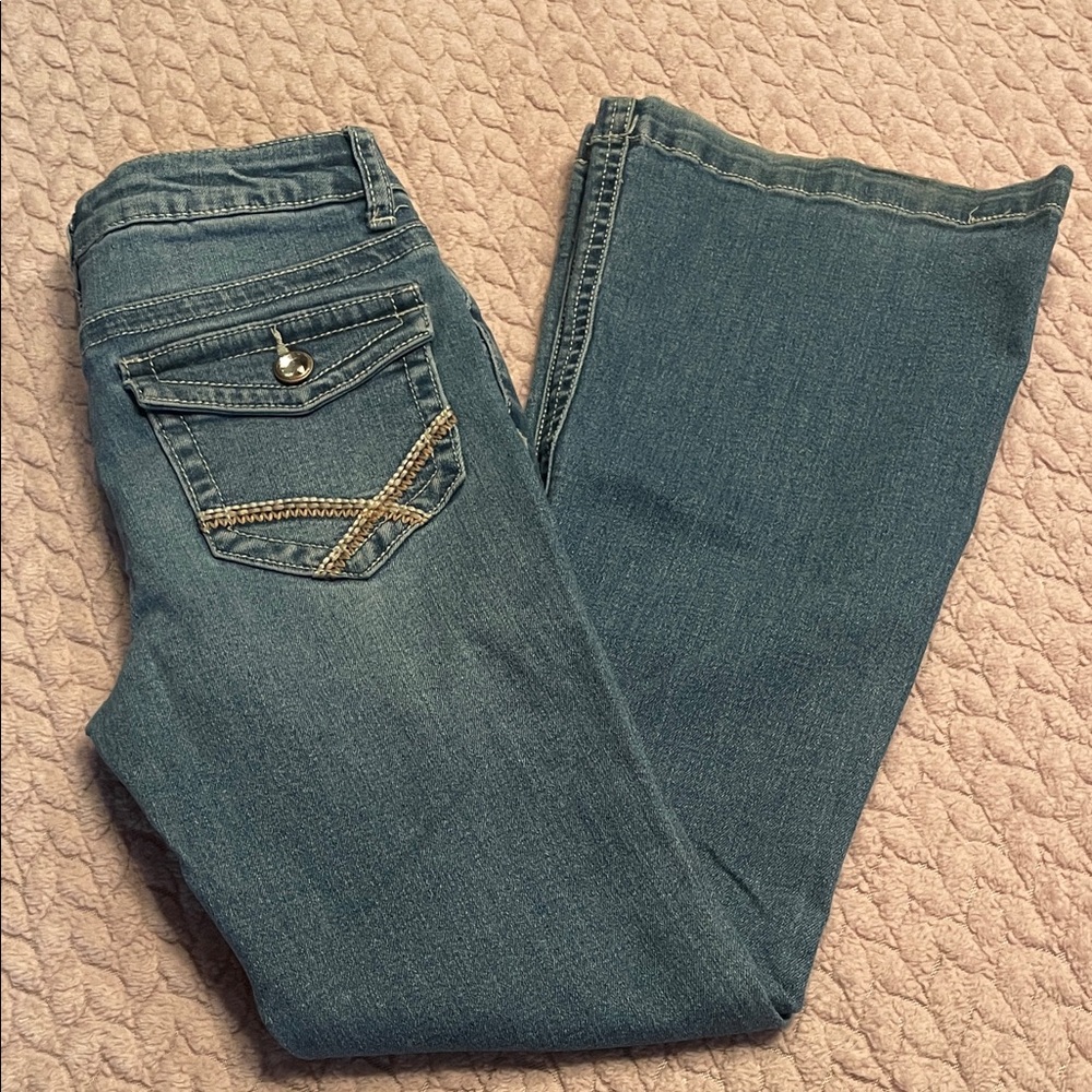 Colorful Planet Girls Flare Jeans - size 10